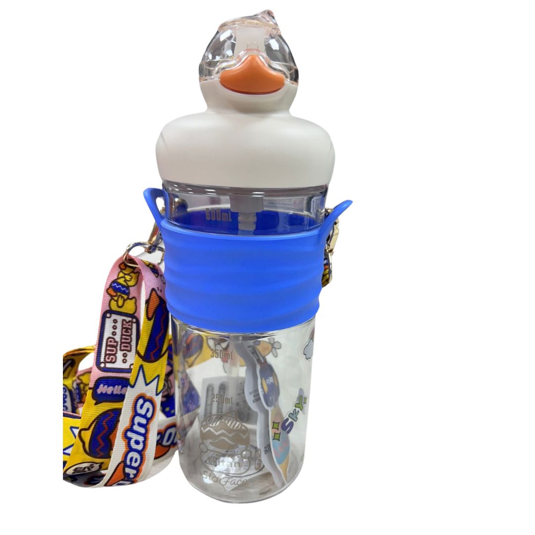 1633- TRITAN Super Duck Water Bottle Kids Sipper