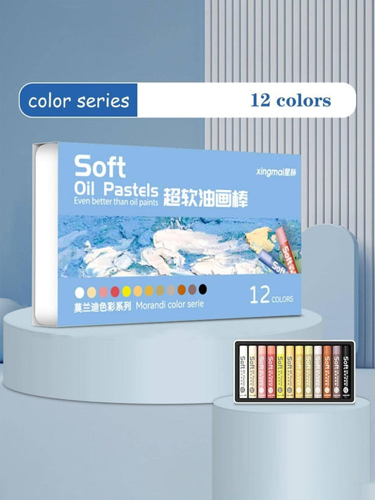 1040- 12 colors Oil Pastels Colorful Drawing Tools Set for Office School Supplies