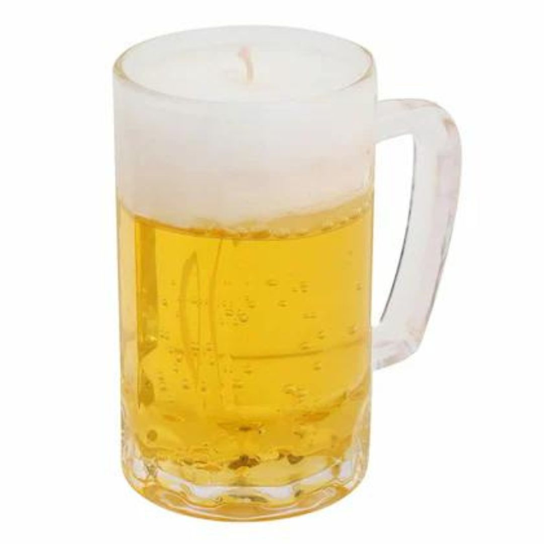 1442- Candles Beer Mug Theme Candle for Party Decoration