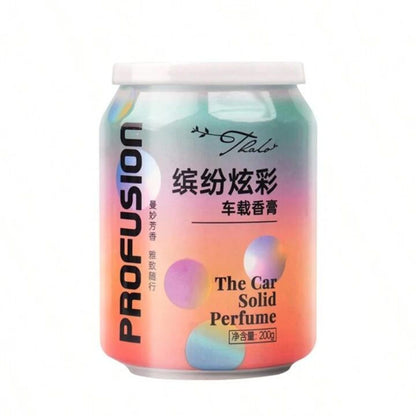 1502- 1pc 200g Colorful Cola Shaped Solid Car Aroma Long lasting Light Scent For Car Cup Holder