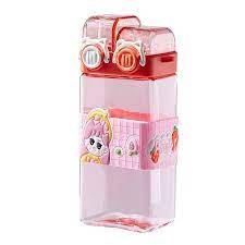 1675- double mouth kids water bottle with rope