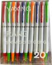 1271- 20 piece  of Twist ballpen point pen for school office stationery, black ink pen Refill  (Pack of 20, Black)