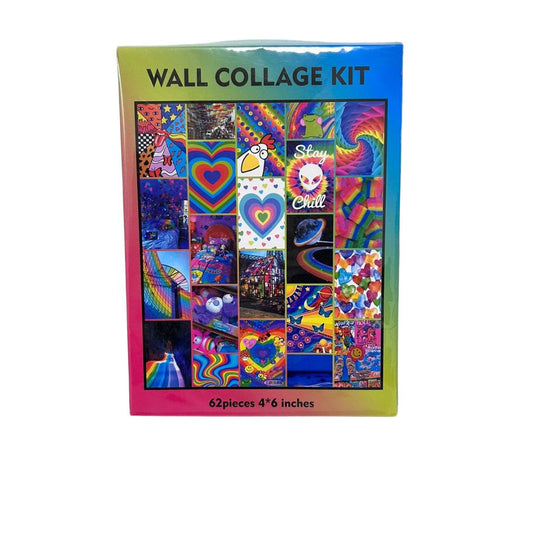 1467- Wall Collage Craft Kit Wall Art Print for girls, Boys, Photo Collection, Bedroom Decor Photographic Paper