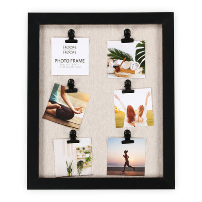 1061- Photo Collage Frame With 6 Clips