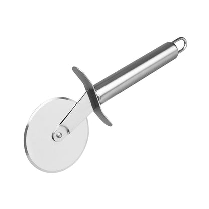 1287- Kitchen Stainless Steel Pizza Cutter/Pizza Slicer/Pastry Cutter Silver