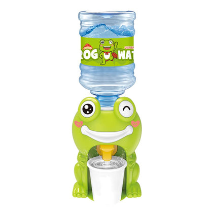 1417- Mini Water Dispenser Frog Water Machine Dollhouse Drinking Fountain