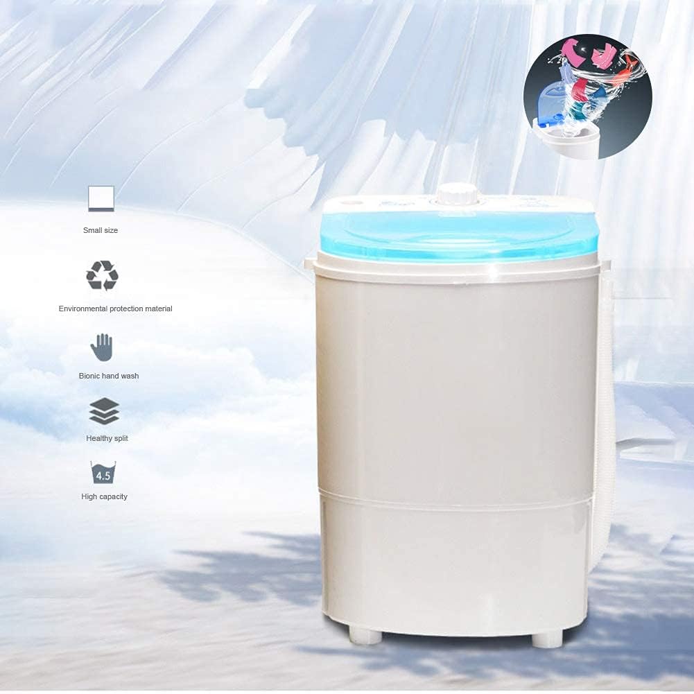 1263- Portable Mini Washing Machine Plastic 4.5kg