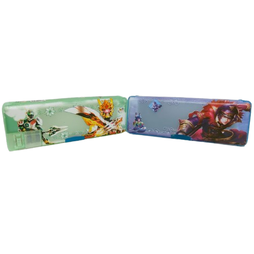 1199- Plastic Double side Pencil Box | Stationary