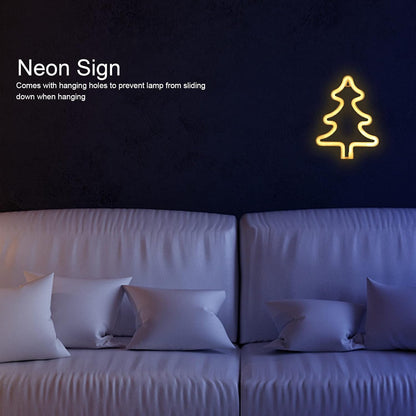 1126- Christmas Tree Neon Light Waterproof for Christmas Party Decoration for Bedroom Dinners