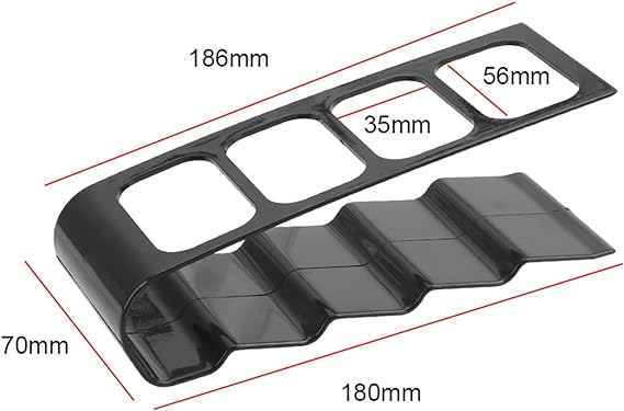 1311- 4 Compartments Plastic Remote Holder