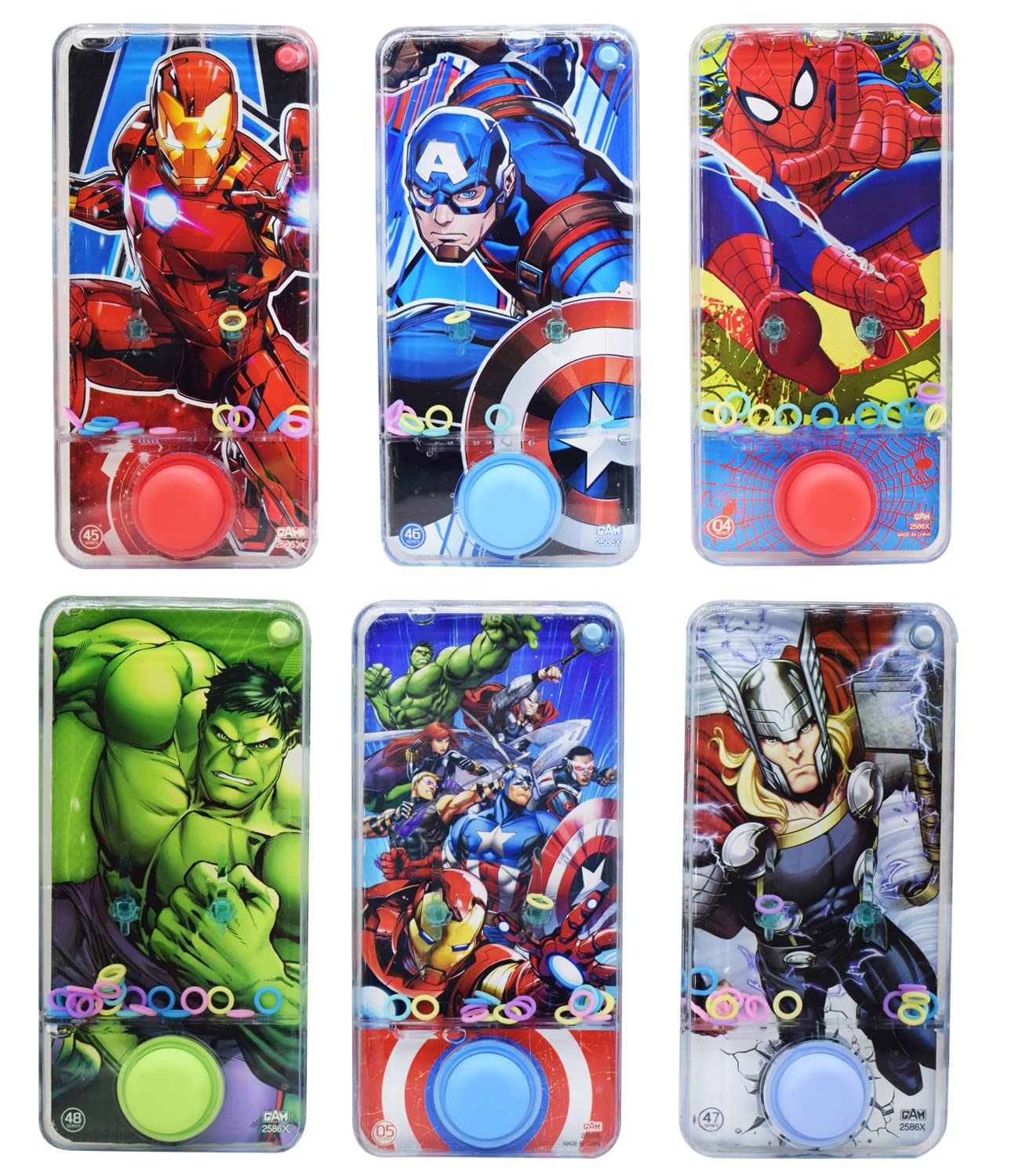 1430- Marvel Water ring game (Random Design pack of 1)