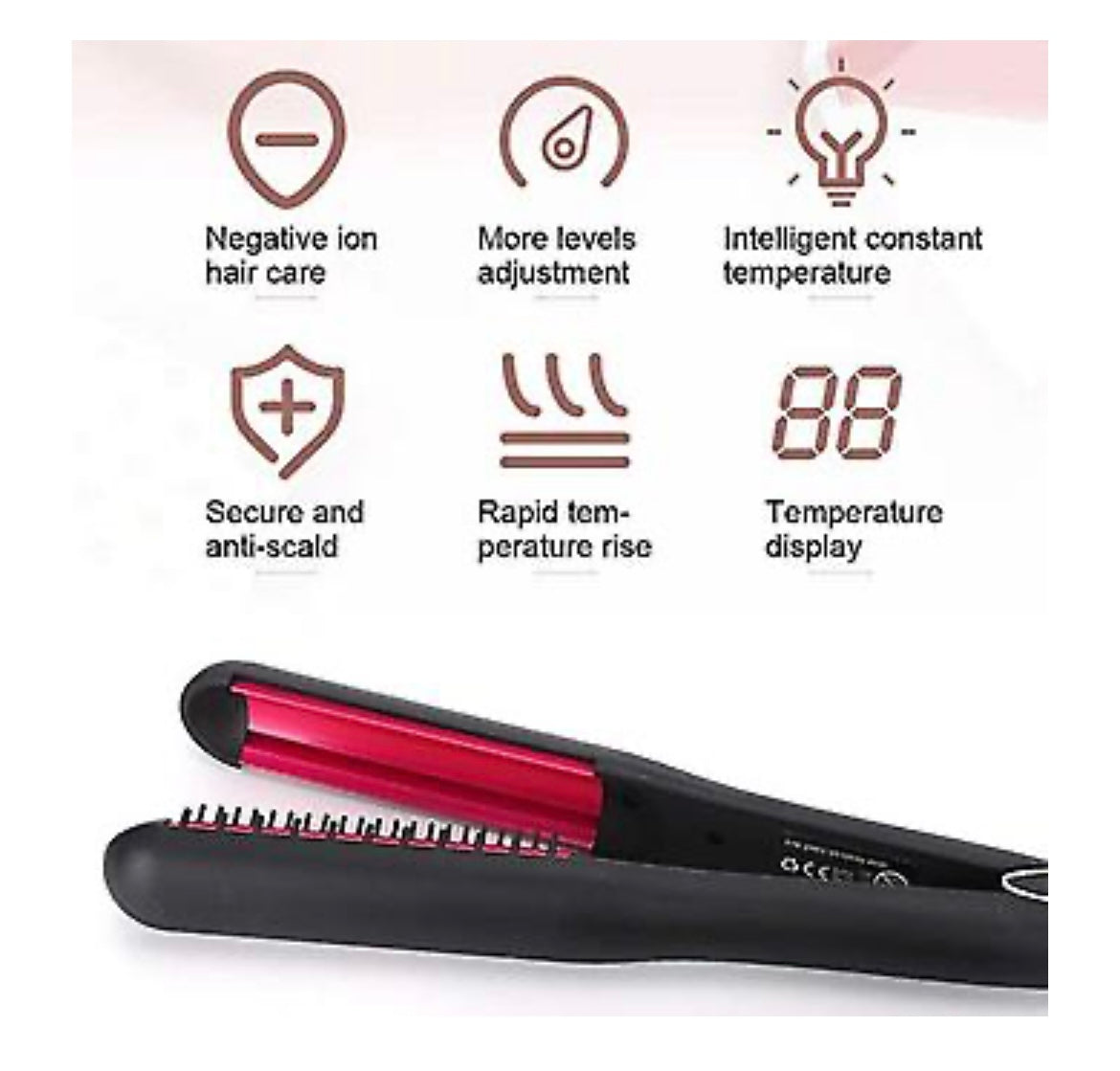 1724- Hair straightener comb