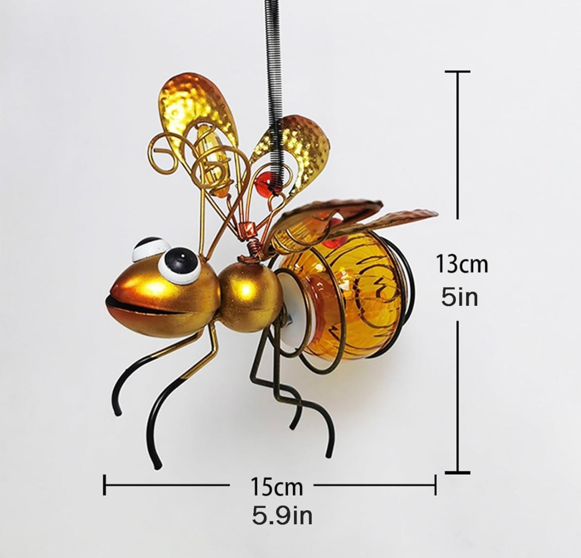 1722- Bee metal show  piece