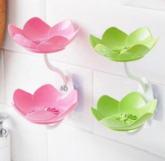 1700- 2 Layer Flower Soap Case