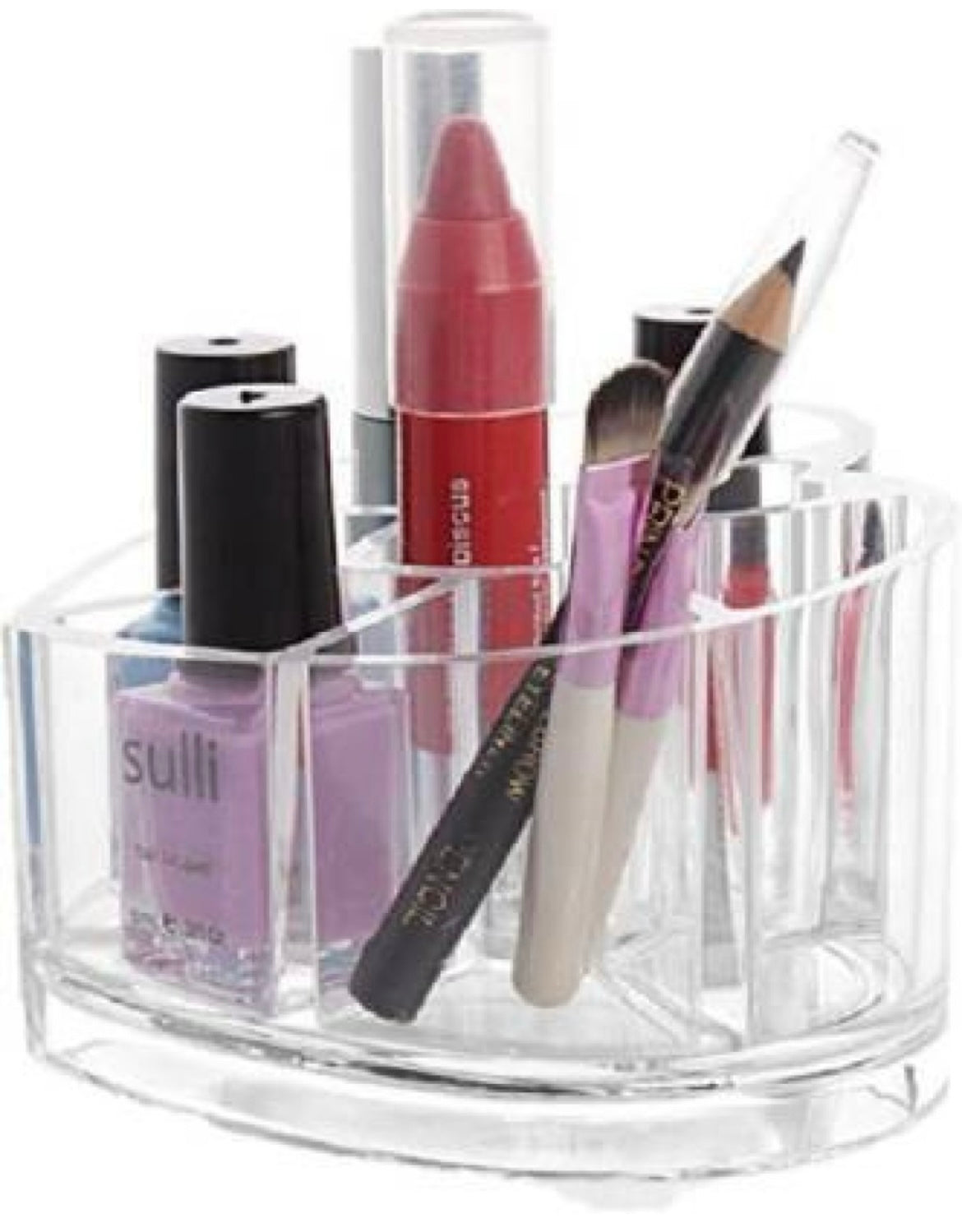 1611- Heart shaped cosmetic organizer