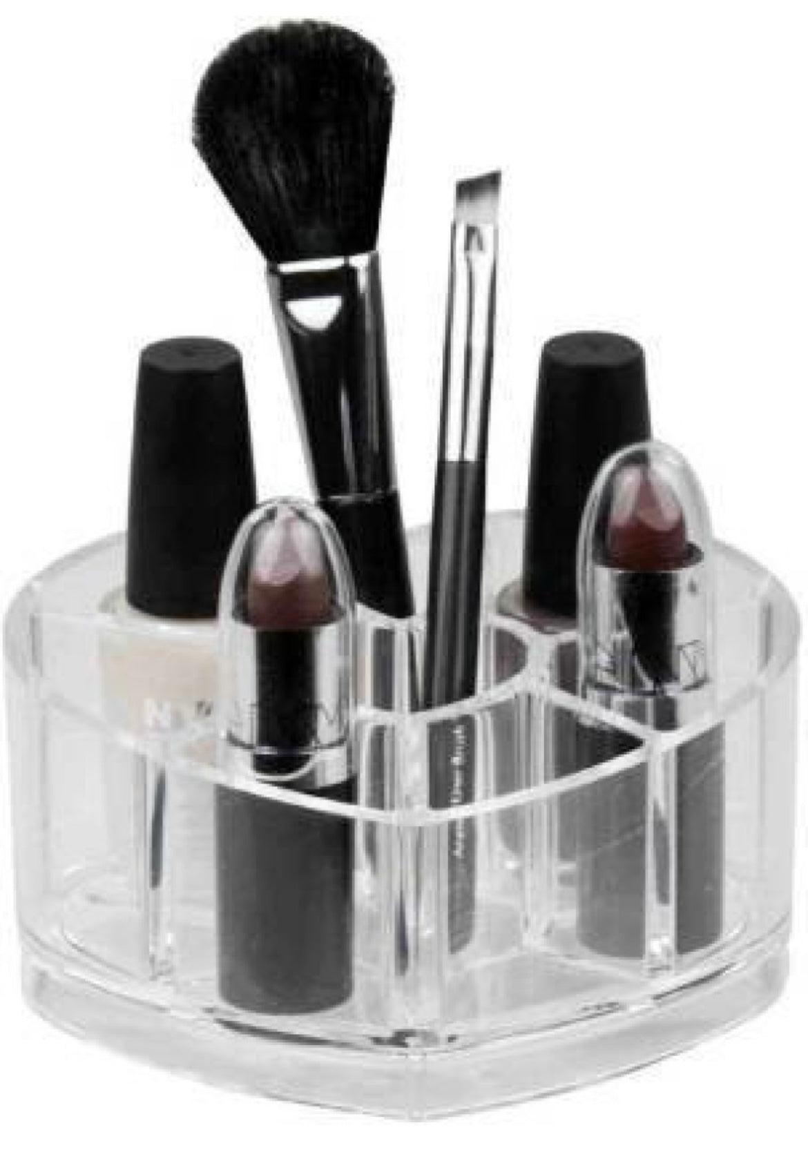 1611- Heart shaped cosmetic organizer