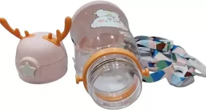 1677- Deer Horn Kids water bottle with rope