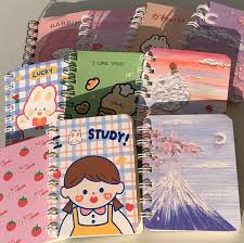 1622- Mini Spiral Notebooks (random designs)