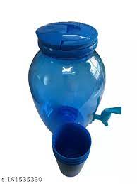 4.4 ltrs Water jug with 4 tumblers ( multi clour)