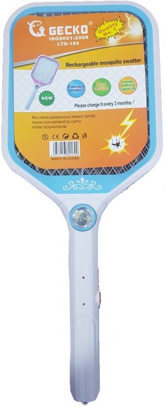 1256- Rechargeable mosquito swatter bat Electric Insect Killer Indoor Outdoor