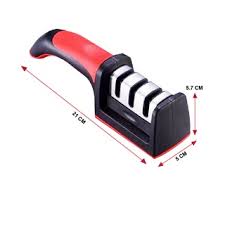 1008- Steel Kitchen Knife Sharpener 3 Stage Manual