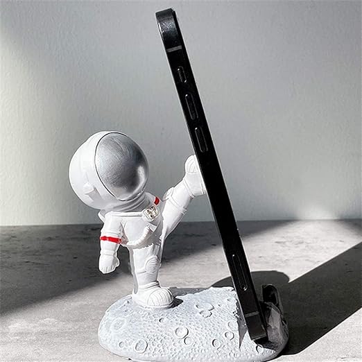 1187- Mobile Stand Cool Astronaut Design Mobile Holder Statue for Home Decor, Car Dashboard, Kids Birthday, Office Desktop, Living Room, Gifting, New Year Decorations (Pack of 1)