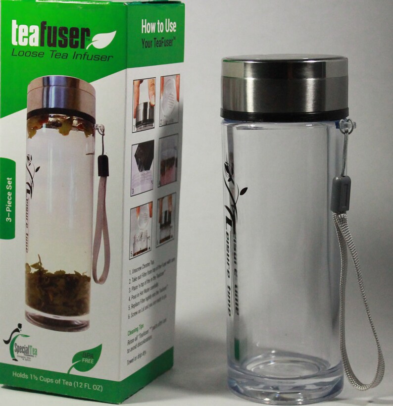 1667- Taste Glass Water  Bottle Brown / Black